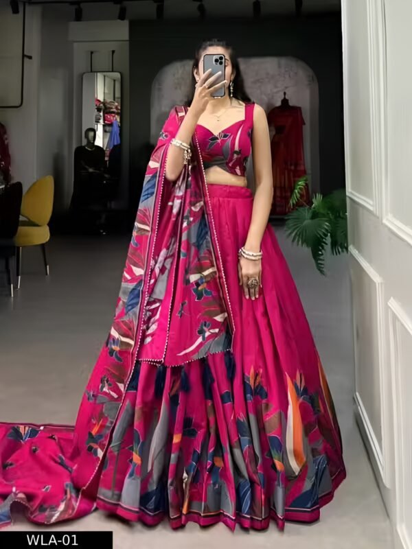 exclusive bridal print lehengas