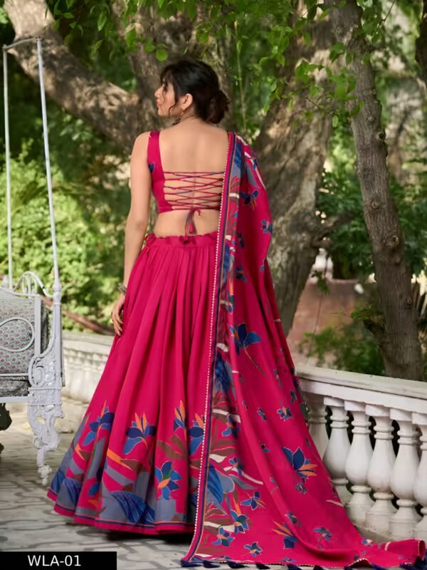 exclusive bridal print lehengas