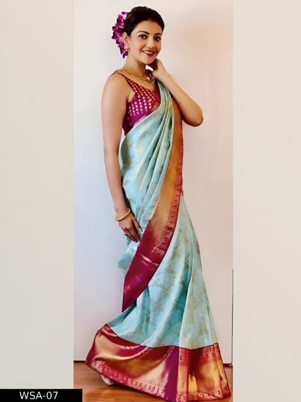 Kanjivaram silk saree - Image 3