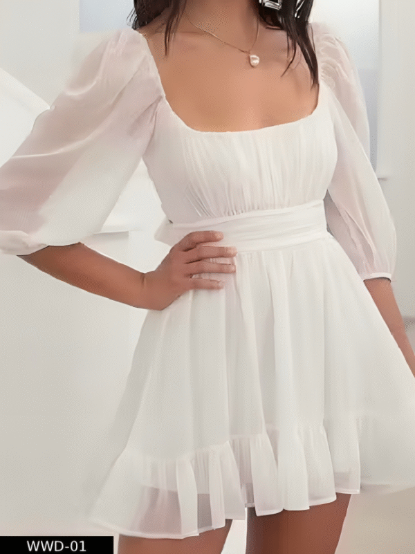 white fashionista women wear