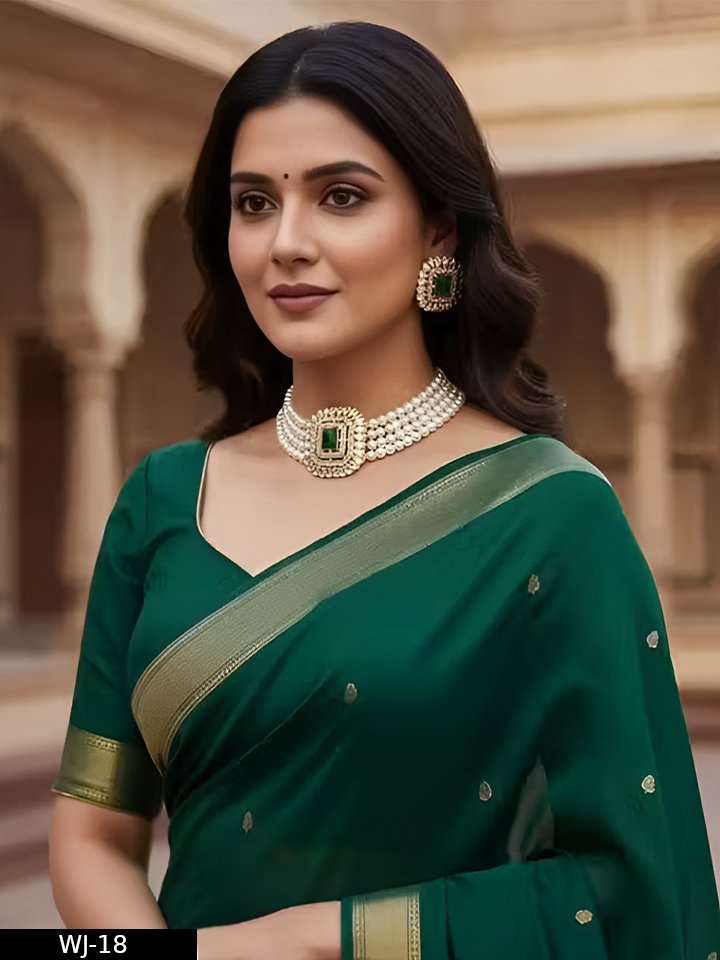 Royal Pearl Choker Set with Designer Earrings | Traditional Wedding Jewellery for Women - Image 2