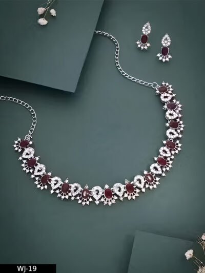 JWELLERY LAUNCHING ANOTHER DESIGN OF OXDIES JWELLERY 1 NECKLACE WITH 1 CUTE EARINGS