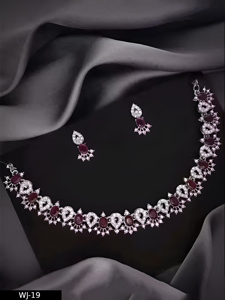 JWELLERY LAUNCHING ANOTHER DESIGN OF OXDIES JWELLERY 1 NECKLACE WITH 1 CUTE EARINGS - Image 2