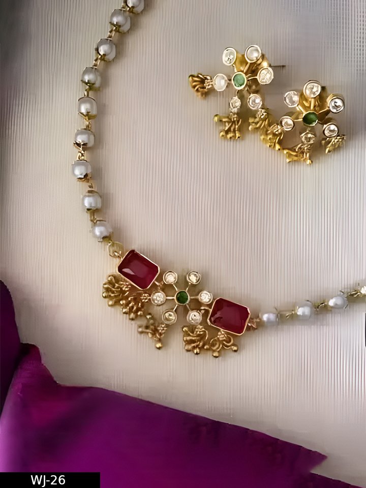 CHOKKI DER indian wedding jewellery set,highquality set for women girls - Image 2