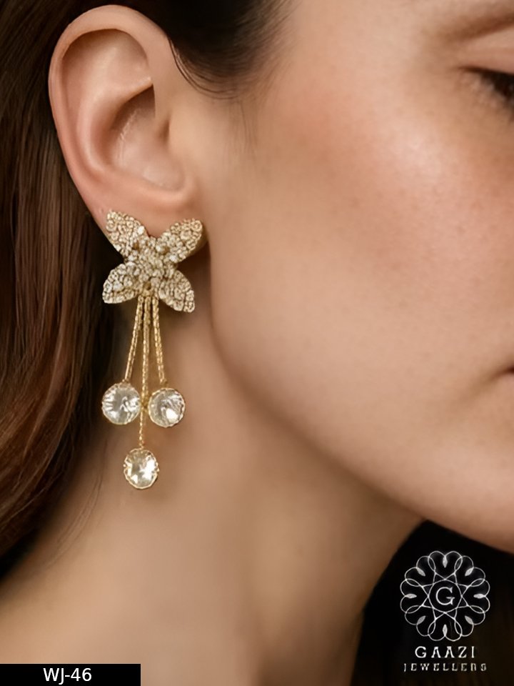 Gaazi Jewellers Elegant Jwellery Set – Diamond Studded Jewellery Necklace for Girls & Womenं - Image 3