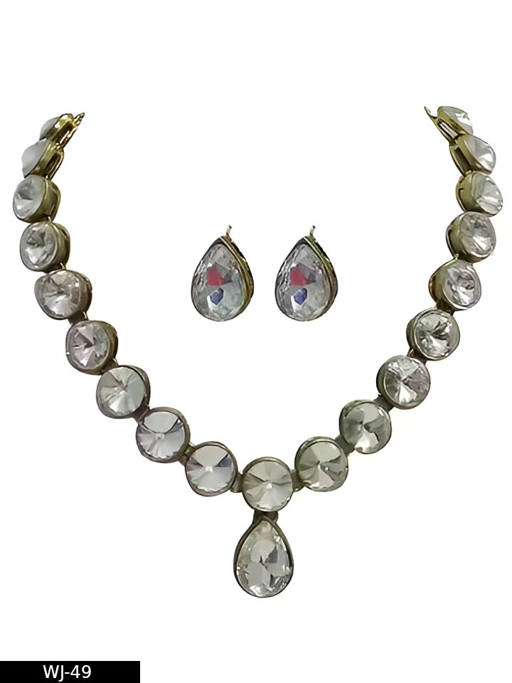 Women's Alloy Gold Plated Jewellery Set - Image 4