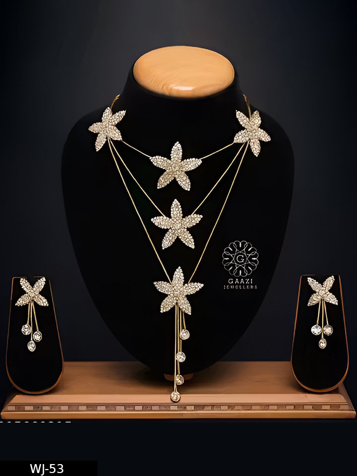 Gaazi Jewellers Unique Golden Jewellery Set - Image 2