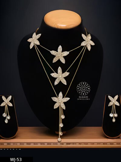 Gaazi Jewellers Unique Golden Jewellery Set