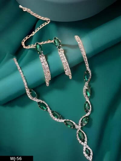 Silver Jewelry Set Use For Woman And Grils