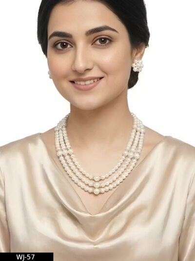 kashvi pearls and jewellers pearl NECKLACE sets for women and girls