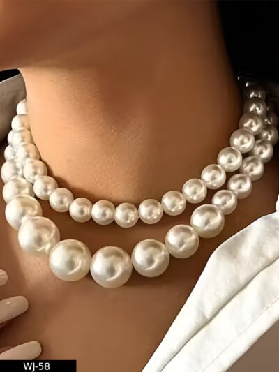 Shining pearl necklace for girl and woman