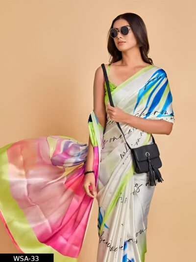 designer fancy silk saree