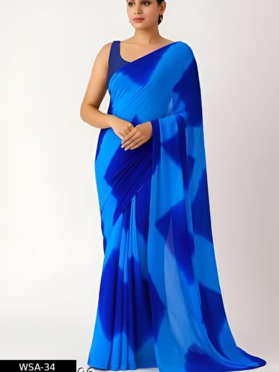 Trendy Designer Pure Chiffon saree Printed saree party wear Saree desiger saree