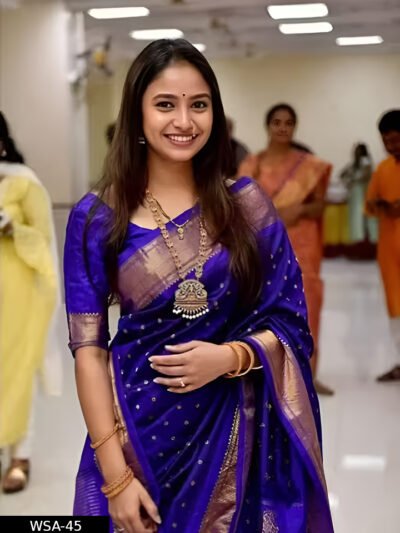 Exclusive Banarasi Silk Saree With Blause