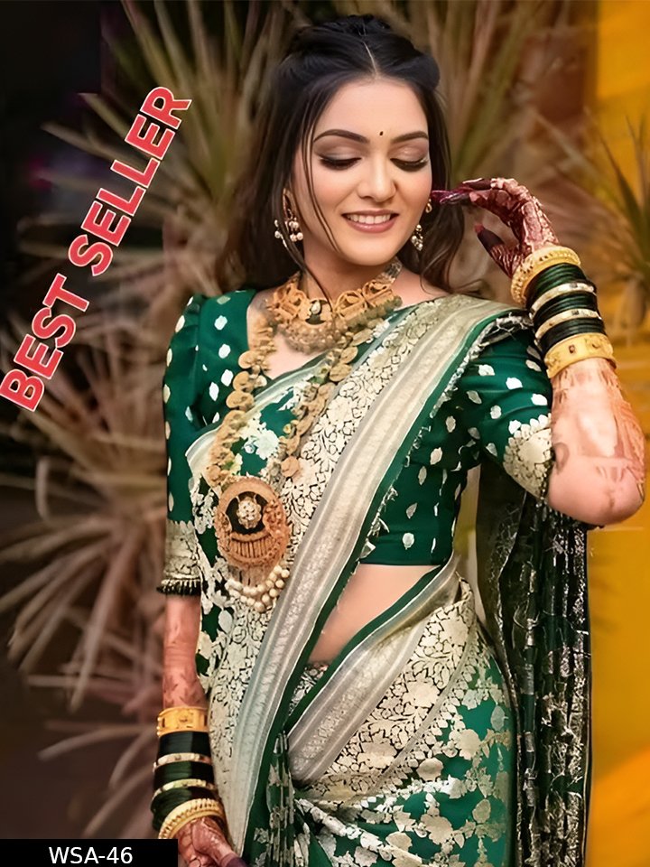 Trending Gree Banarasi