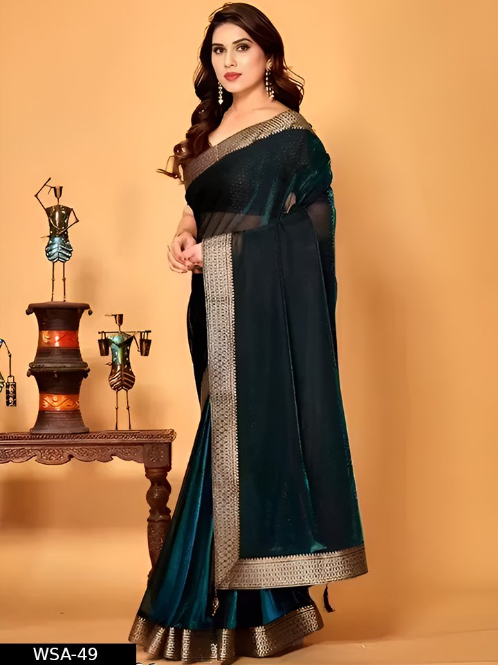 Cocktail Party Saree Daily Wear - Image 3