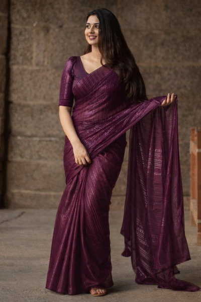 Premium Pure Khadi Cotton Saree (TRENDING)