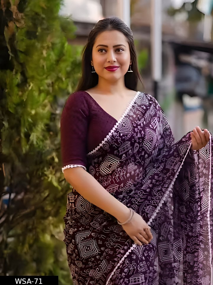 Georgette Saree - Image 2