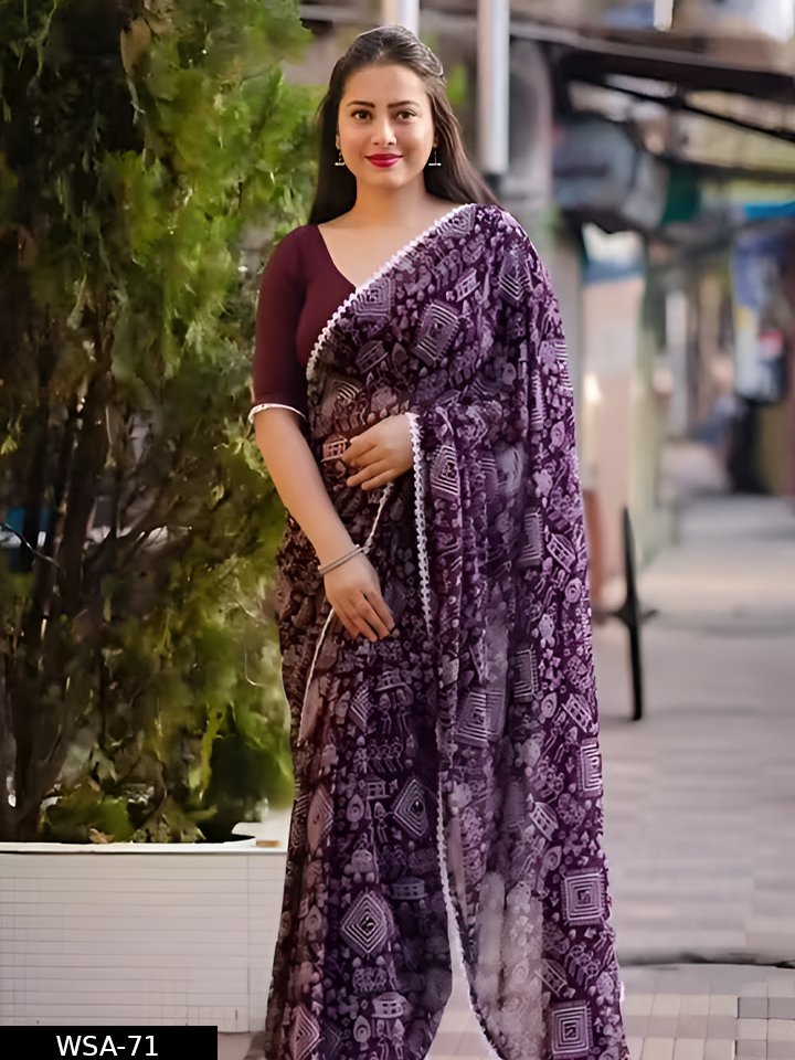 Georgette Saree - Image 3