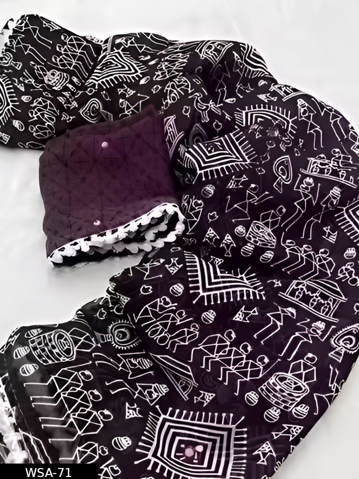 Georgette Saree - Image 4