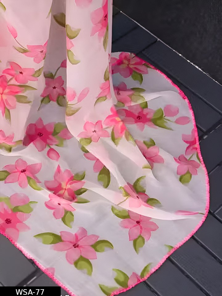 FLOWER DESIGNER SAREE - Image 3