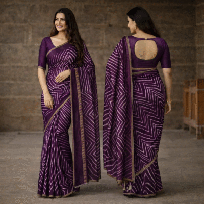 Bandhani saree for Daily Wear