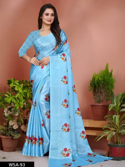 Best Georgette Printe Silk Daily wear Saree