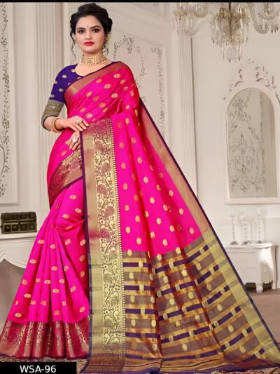 saree new collection soft silk cotton silk saree and contrast blouse sarees